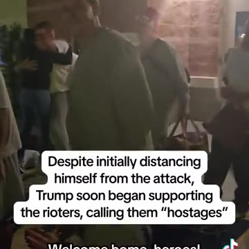 The Moment some of the J6'ers got released!