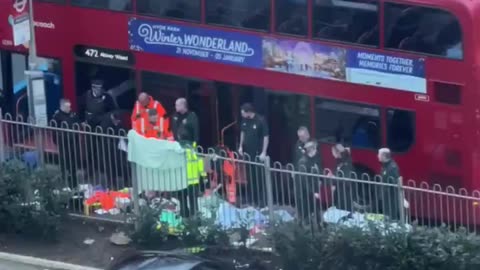 14yr old boy stabbed to death on a bus in Woolwich, London this afternoon.