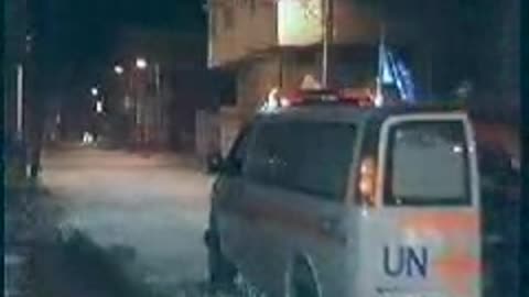 Trojan ambulances, Zeitoun, Gaza City, 11 May 2004 Reuters footage.