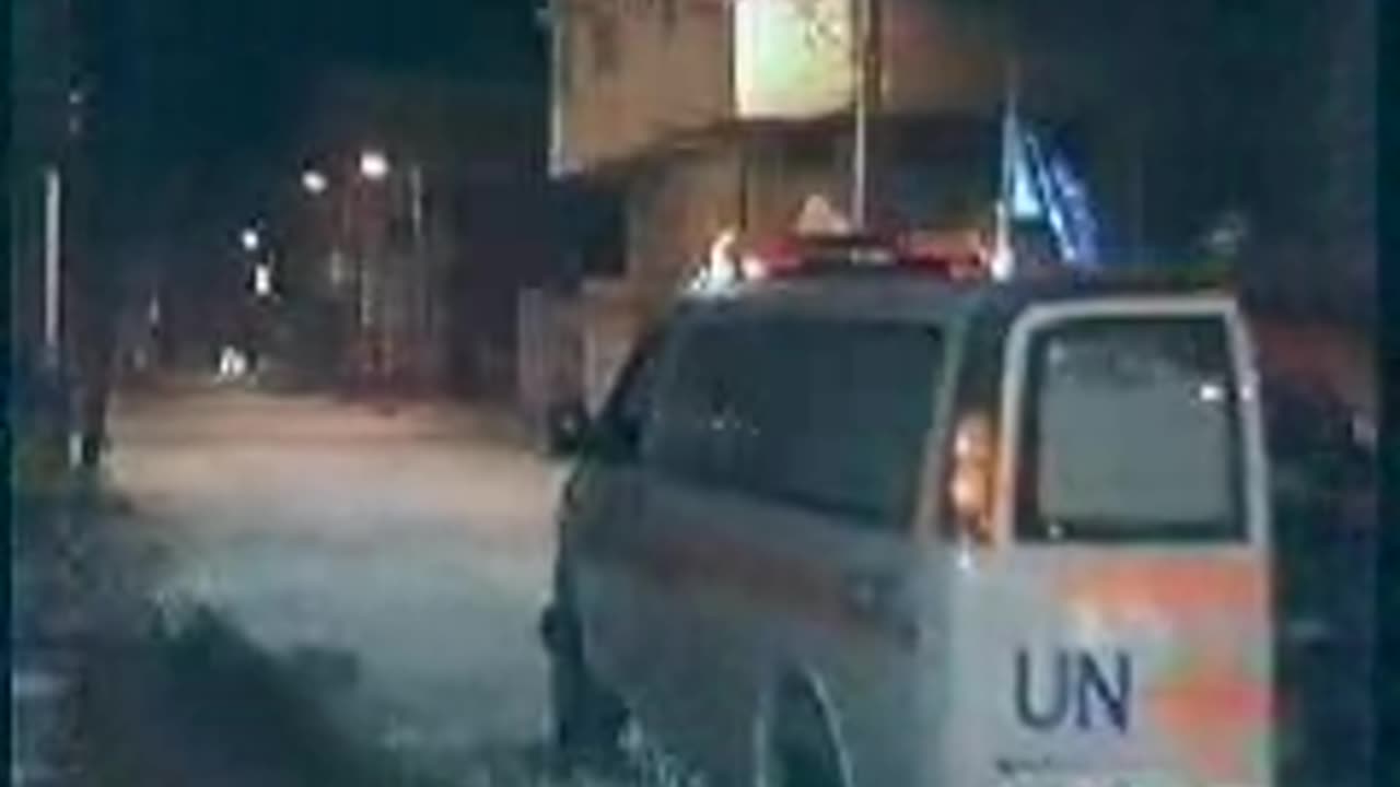 Trojan ambulances, Zeitoun, Gaza City, 11 May 2004 Reuters footage.