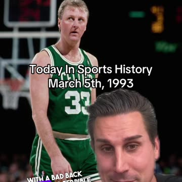 THE HISTORIC SPORTS MOMENT OF MARCH 5th, 1993