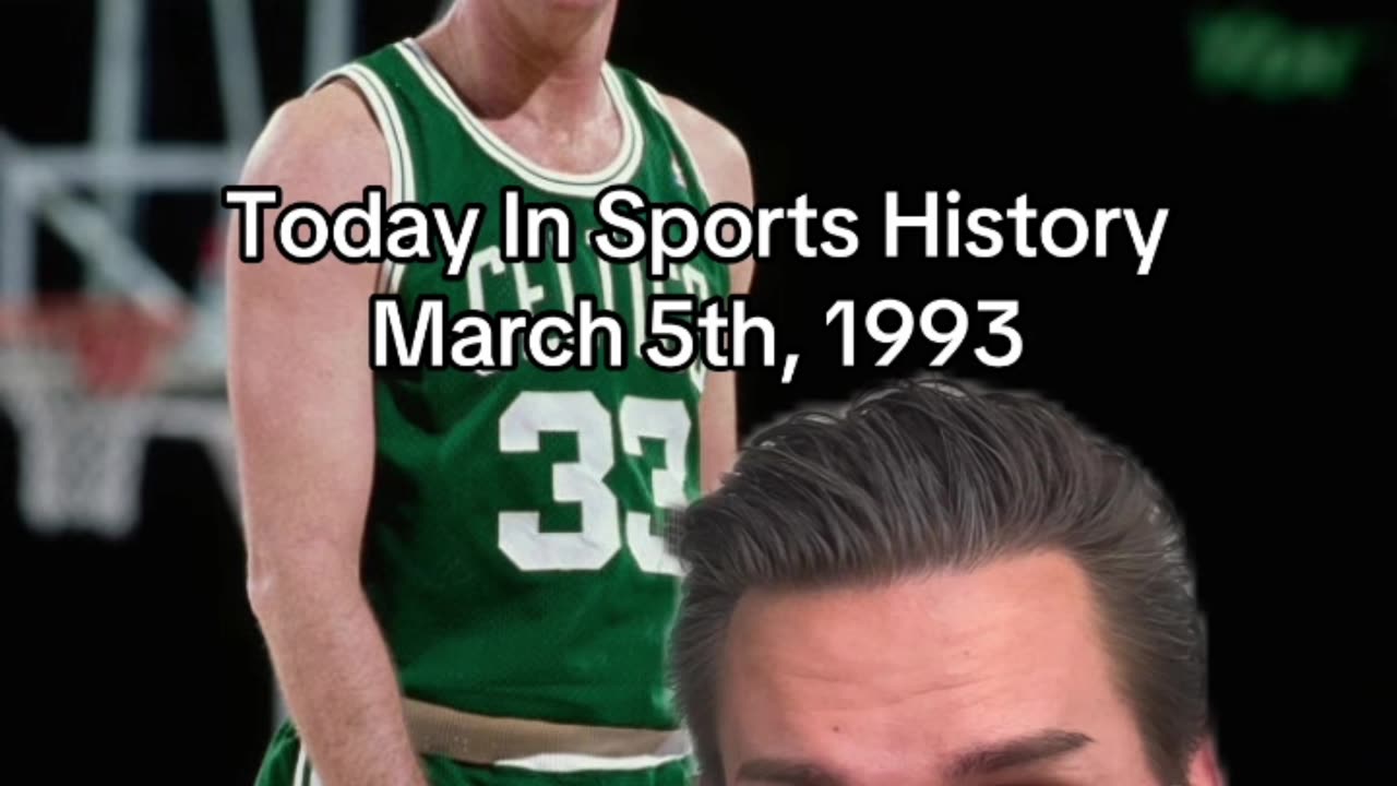 THE HISTORIC SPORTS MOMENT OF MARCH 5th, 1993