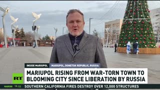 Mariupol rises from ashes since liberation by Russian troops