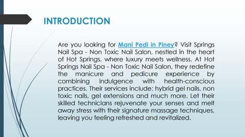 Are you looking for Mani Pedi in Piney?