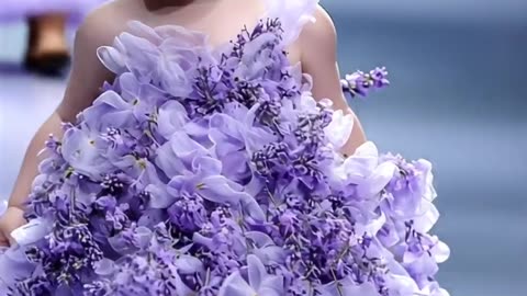 Baby flower fashion show#cutebaby #cute #babygirl #aibaby #ai