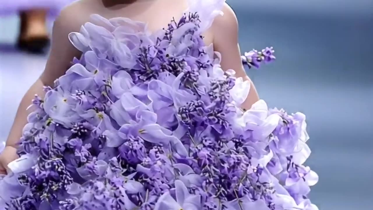 Baby flower fashion show#cutebaby #cute #babygirl #aibaby #ai