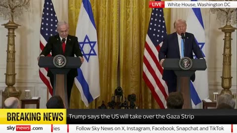 Trump on Gaza: "Everybody I've spoken to loves the idea of the United States owning that piece of land."