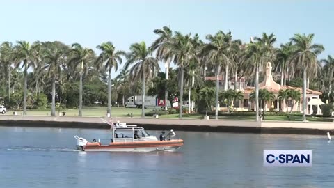 Moving trucks are at Mar-a-Lago to start moving President Trump to the White House.