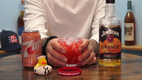 Edward Decker Sr - Jim Beam Orange Whiskey & 7-Up Shirley Temple Pomegranate Cherry Soda