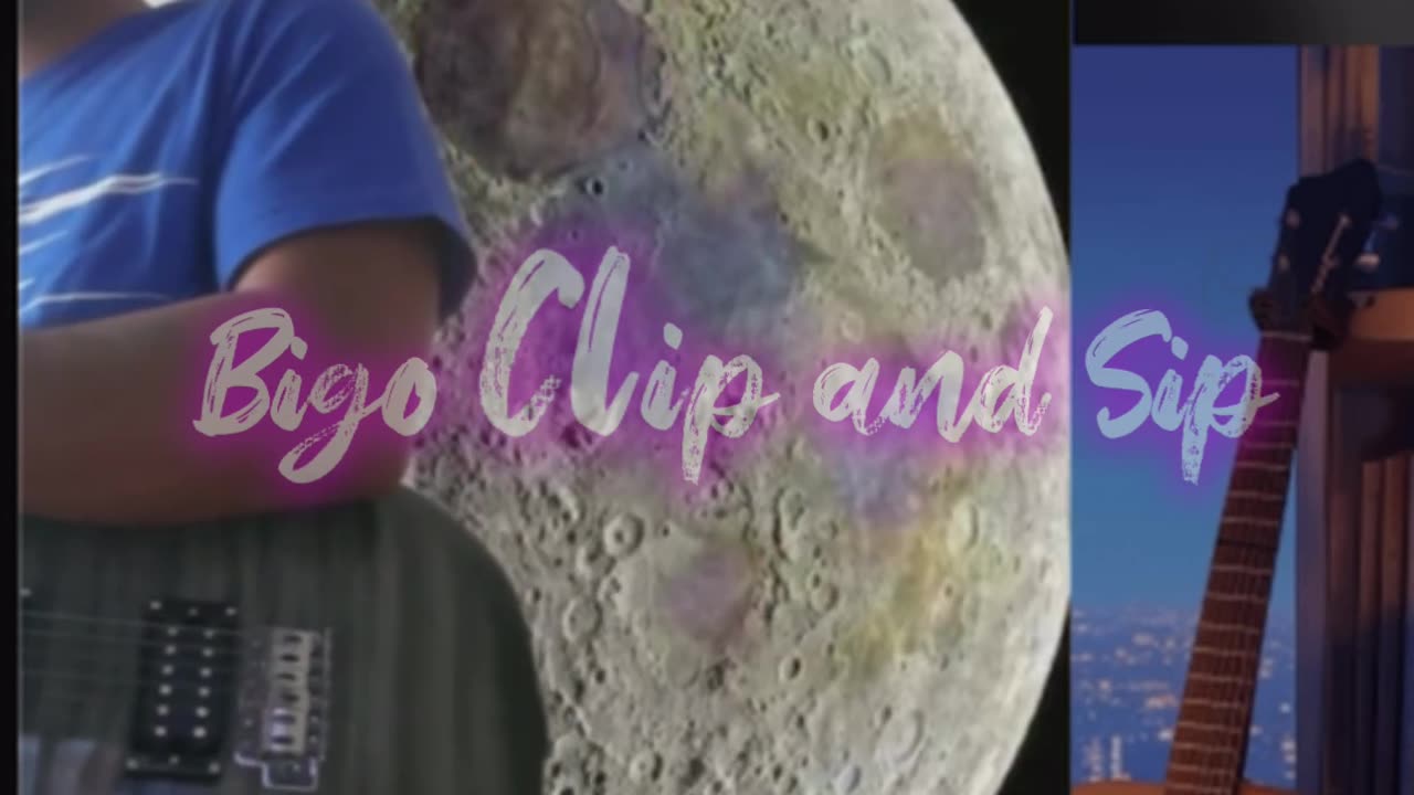 PastorP's bro goes live in an afro wig with a guitar #bigoclipandsip