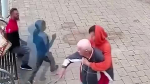 Illegal immigrants attack and rob an elderly disabled man.