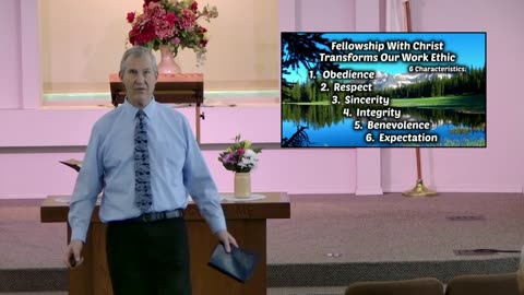 Fellowship With Christ Transforms Our Work Ethic