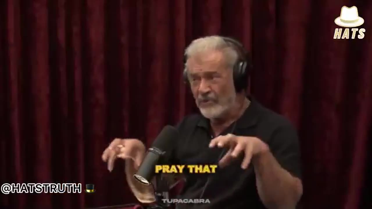 "WHAT?!" - Joe can't believe what Mel Gibson tells him about the Pope.