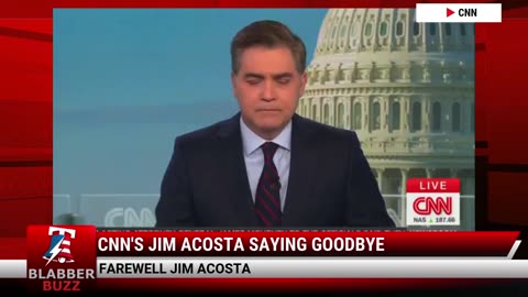 CNN's Jim Acosta Saying Goodbye