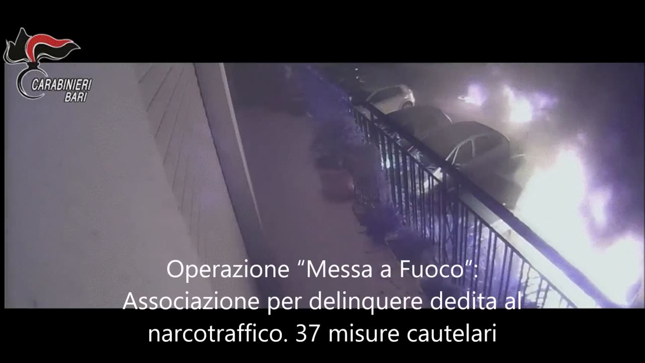 Bari - Operazione Messa a Fuoco Associazione per delinquere dedita al narcotraffico (24.02.25)