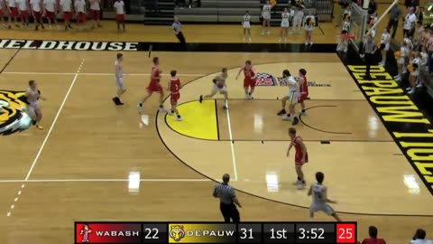 February 6, 2019 - College Basketball: #8 Wabash College at DePauw University