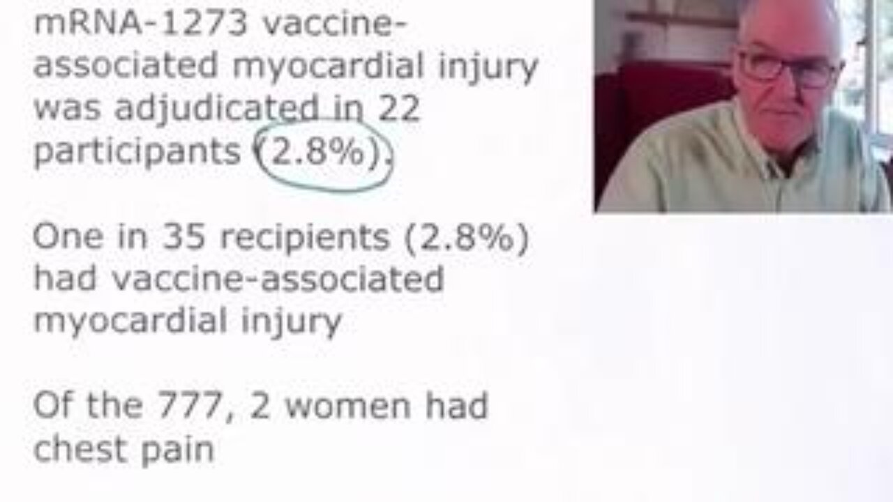 Swiss study showed that 1/35 people who received an mRNA covid booster had Vaccine associated injury
