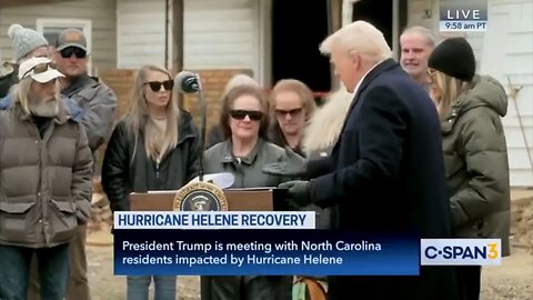 Donald Trump Turns Over Mic To North Carolinians STILL Suffering From Hurricane Helen