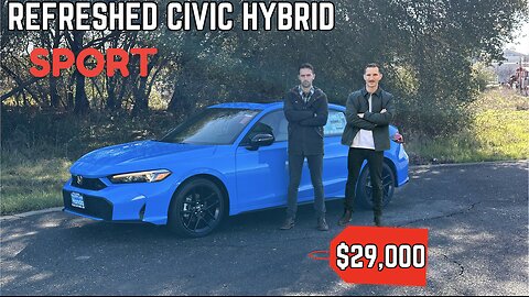 Refreshed 2025 Honda Civic Sport HYBRID Hatchback