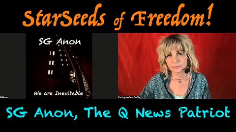 SG Sits Down w/ Carrington Macduffie @ "Starseeds of Freedom" Podcast