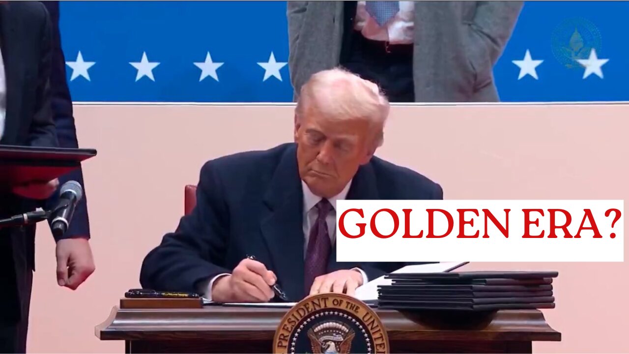 GOLDEN AGE of America? | Trump Inaguration, Executive Orders, etc - THE INDIE RATIONALE