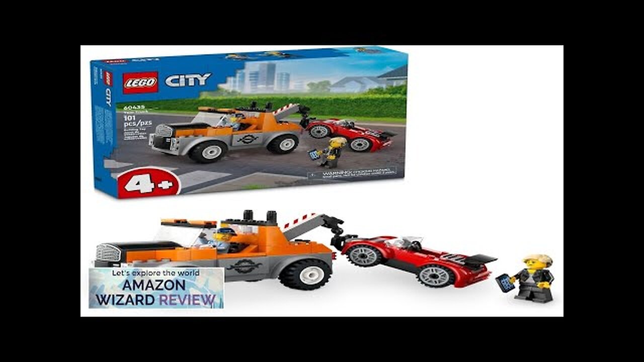 LEGO City Tow Truck and Sports Car Repair Building Set Kids Gift Review