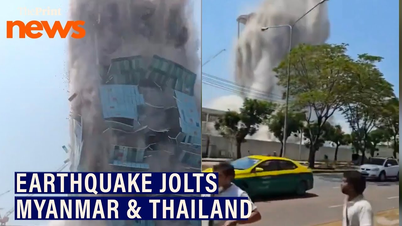Powerful 7.7-Magnitude Quake Strikes Myanmar, Shakes Bangkok