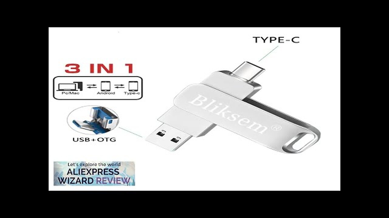 Pen Drive 64GB OTG 128GB Type C USB 2.0 Flash Drive External Review