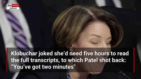 'You've got two minutes': Kash Patel’s 'savage' moment in FBI confirmation hearing goes viral