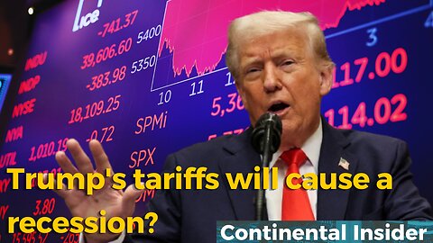 📉 Trump's tariffs will cause a recession? 