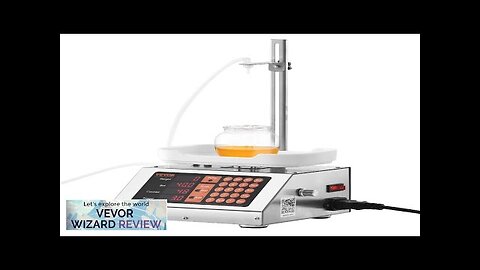 VEVOR Liquid Filling Machine 5-50 g Weighing Capacity Automatic Bottle Filler Machine Review