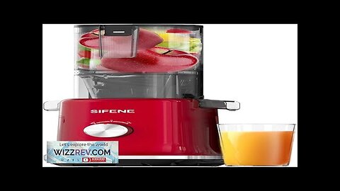 Whole Fruits Cold Press Juicer Machines 4.3-inch (110mm) Powerful Wide Mouth Slow Review