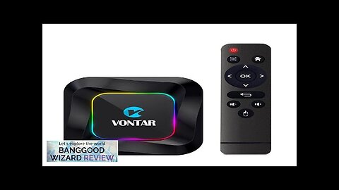 4+32GB Smart TV Box VONTAR R3 Android 13 Rockchip RK3528 Support 8K Review