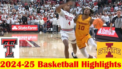 #3 Iowa State vs Texas Tech Basketball Game Highlights 1 11 2025