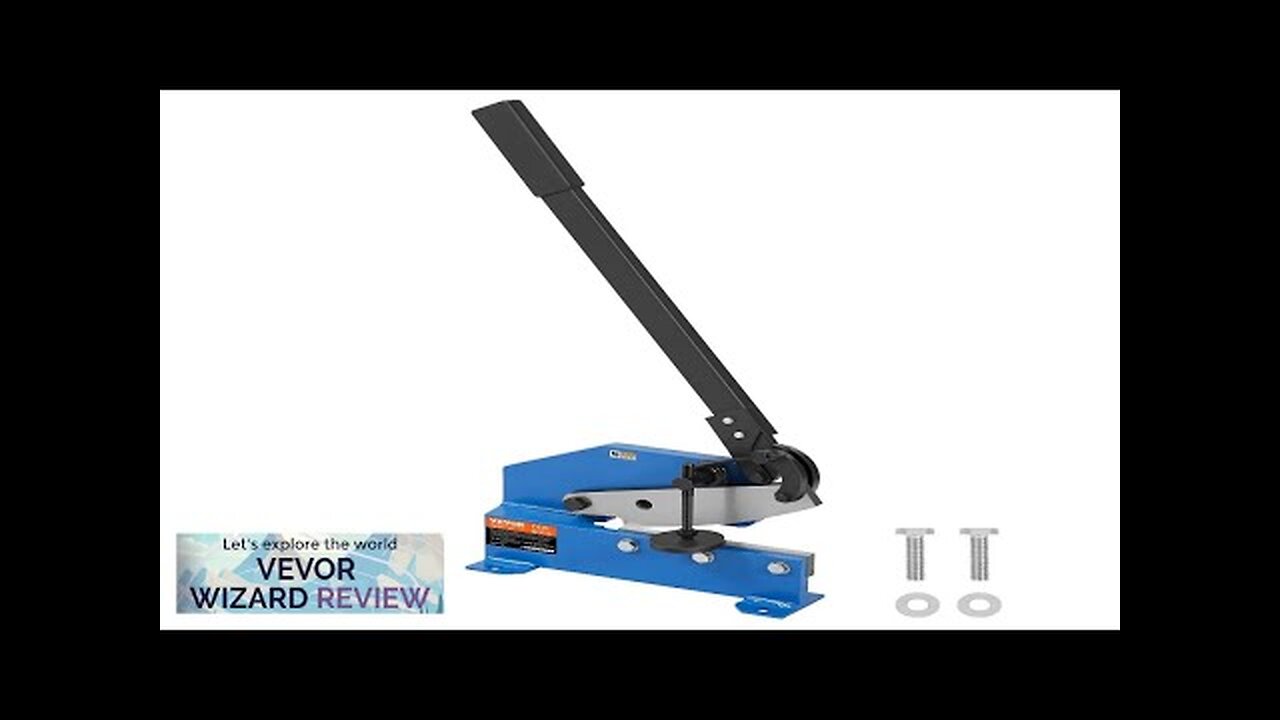 VEVOR 8" Manual Hand Plate Shear for Metal Sheet Processing HS-8 Benchtop Review