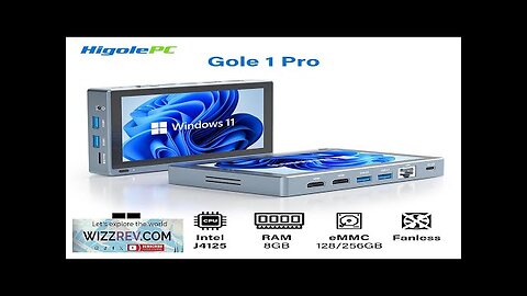 Higole Gole 1 Pro 5.5'' Fanless Intel J4125 Mini PC Windows 11 Review