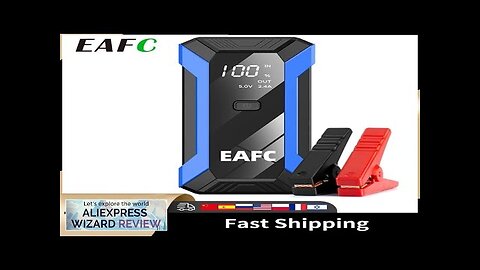 12V Car Jump Starter 1200A Output Portable Emergency Start-up Charger Petrol Car Review