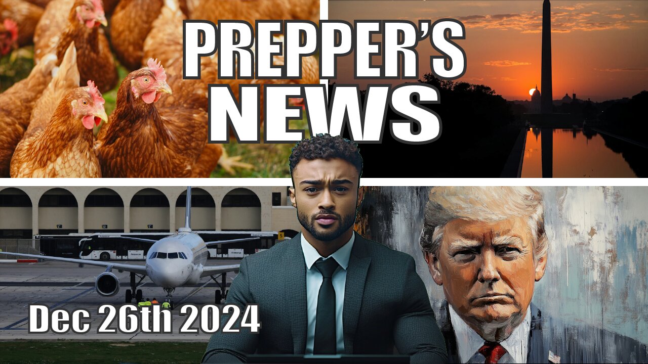 Prepper's News: Bird Flu Spreads, Shutdown Averted, and Trump’s Controversial Remarks (Dec 26, 2024)