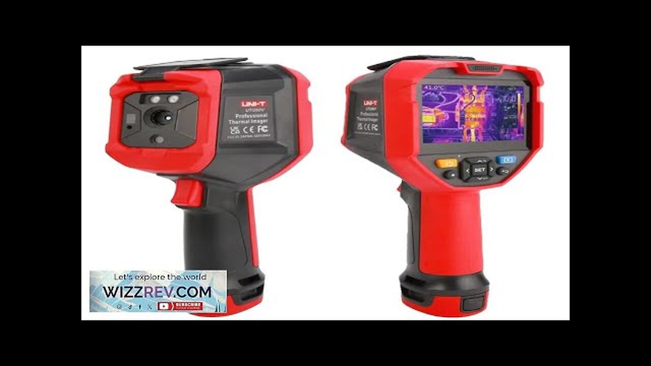 UNI-T UTi260V Infrared Thermal Camera 256x192 Resolution 5MP Visible Light -20~550℃ Temp Review