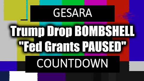 Trump Drop BOMBSHELL "Fed Grants PAUSED" - An Important Message For Everyone