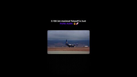C130 rocket 🚀 assisted take off
