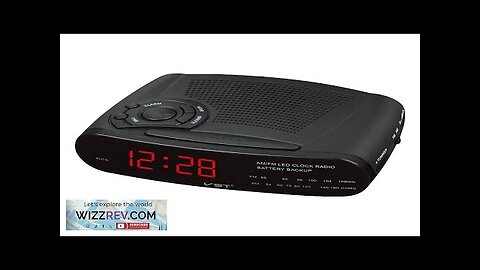 VST906 AM FM Radio Alarm Clock Radio Speaker LED Digital Display Media Review