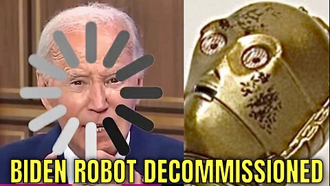 Robot President Biden FINALLY getting sent to the TRASH HEAP Today! 🤖🪫