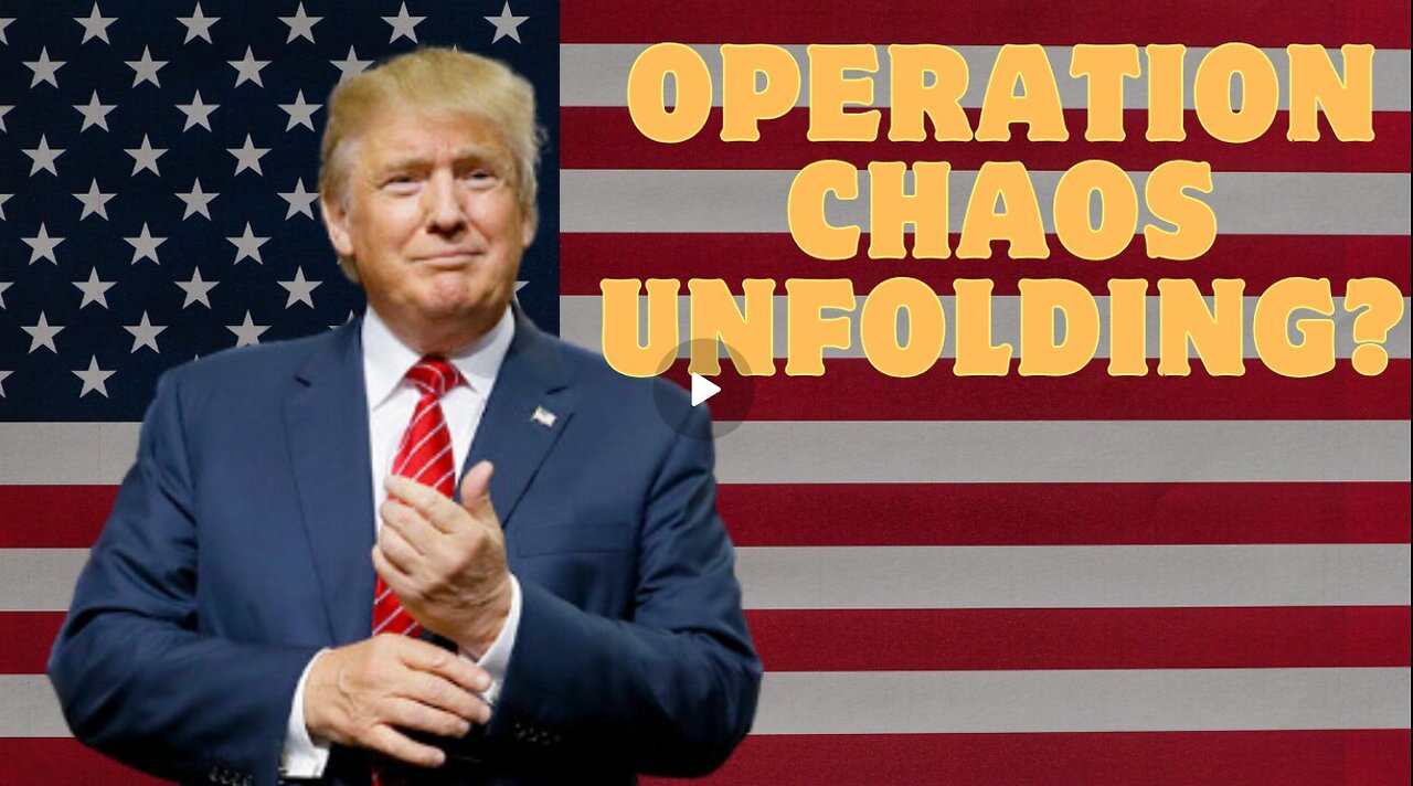 Is Operation Chaos Unfolding. The Perfect Storm Before Trump’s Inauguration... Dec 24