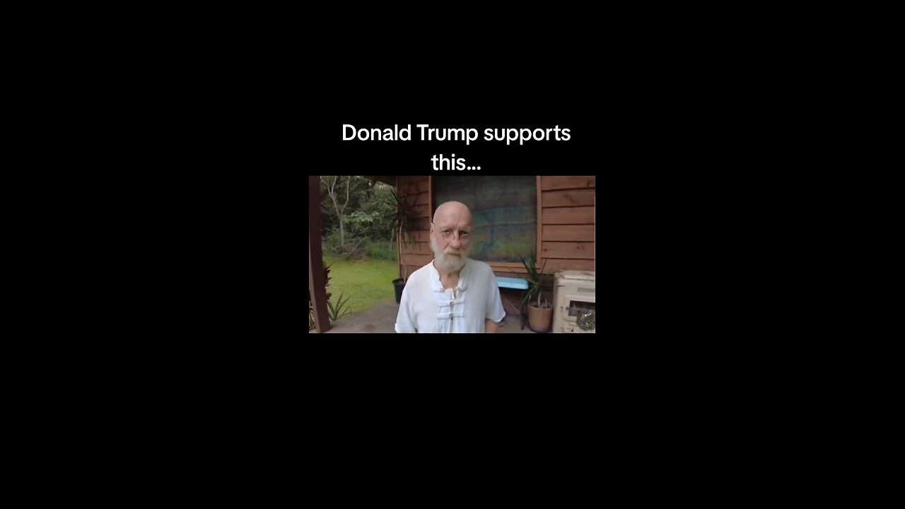 Donald Trump supports this...