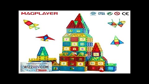 Magplayer Magnetic Building Blocks Construction Set Magnet Tiles Children Montessori Review