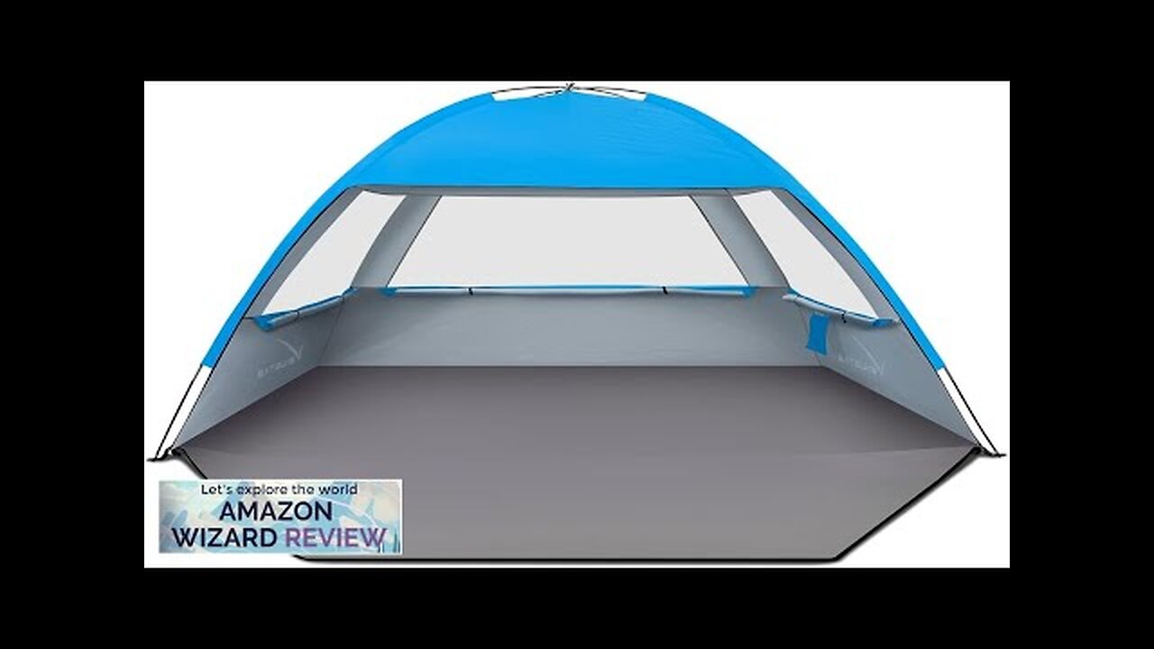 Venustas Beach Tent Sun Shelter for 3/4-5/6-7/8-10 Person UPF 50+ UV Protection Review