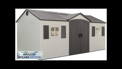 Lifetime 6446 Outdoor Storage Shed 8 x 15 Foot Desert Sand Review