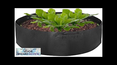 VEVOR 12-Pack 100 Gallon Plant Grow Bag Aeration Fabric Pots with Handles Review