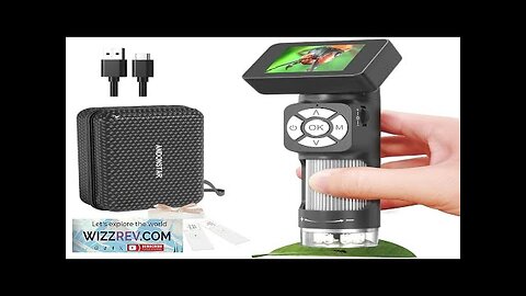 AD112 Portable Pocket 500X Microscope Kit 2-inch LCD Screen Handheld Digital Microscope Review